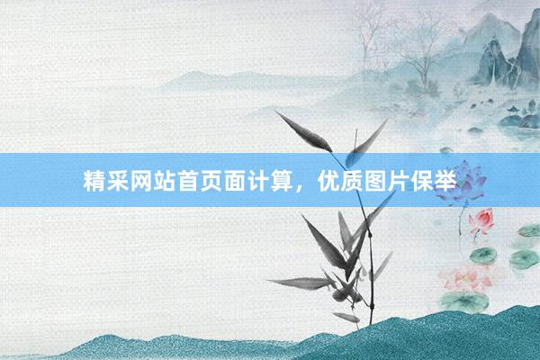 精采网站首页面计算，优质图片保举